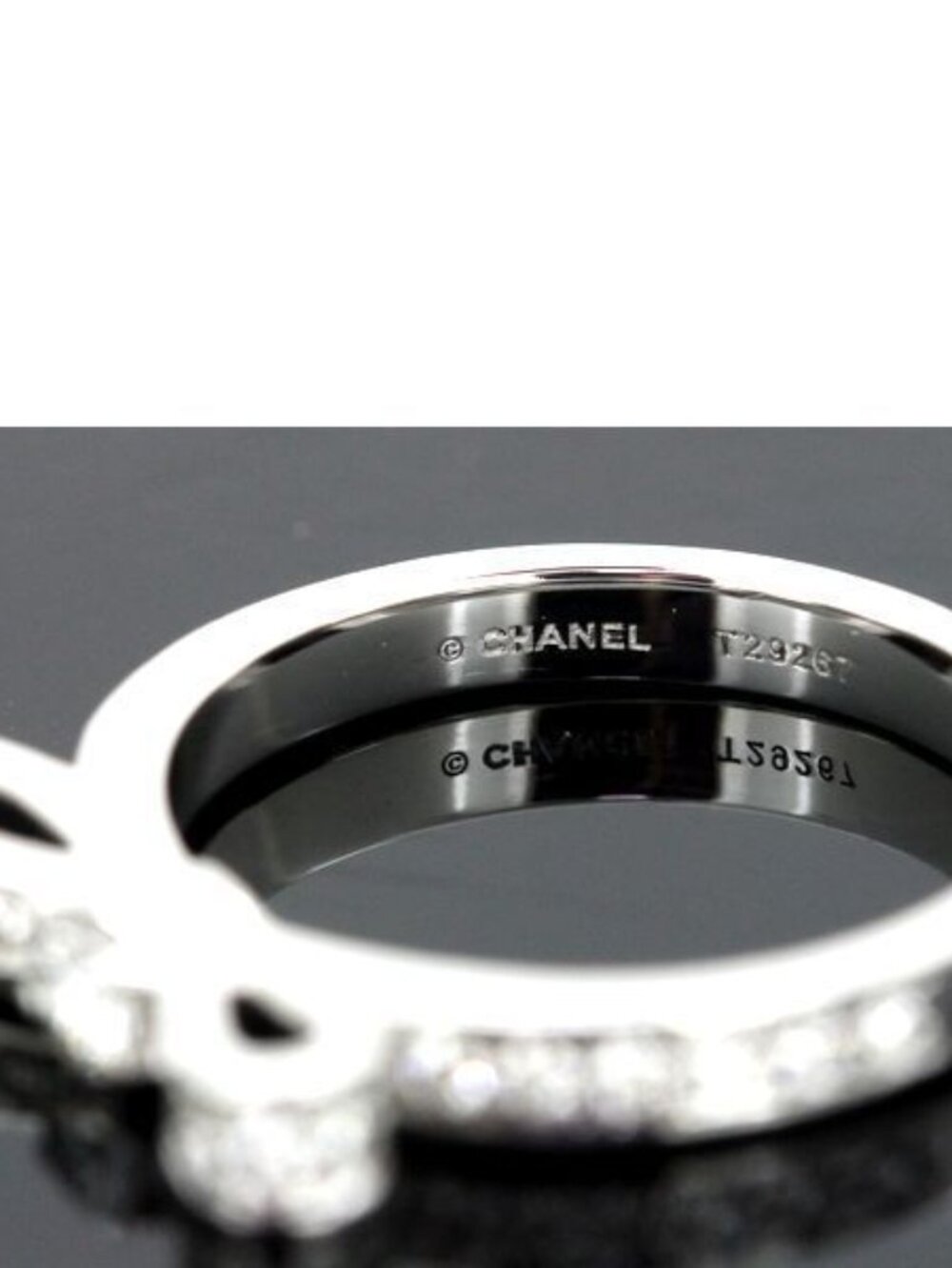 Chanel Diamond Ring Ribbon de 45 - Picture 3 of 8